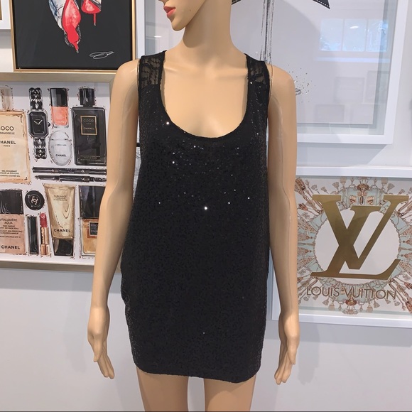 Ovs Business sequins and lace tank top size med - Picture 1 of 6